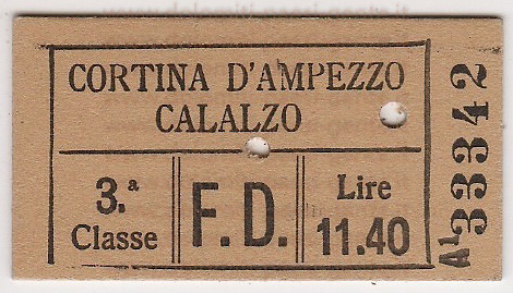 Ferrovia delle Dolomiti - Orari-Biglietti-Tessere